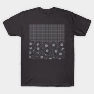 Daisy Grid Grey T-Shirt